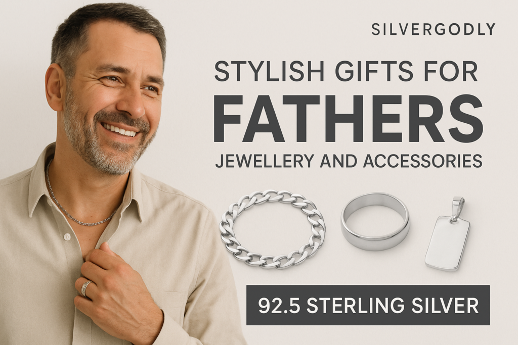 92.5 sterling silver gifts for fathers – bracelets, rings, chains