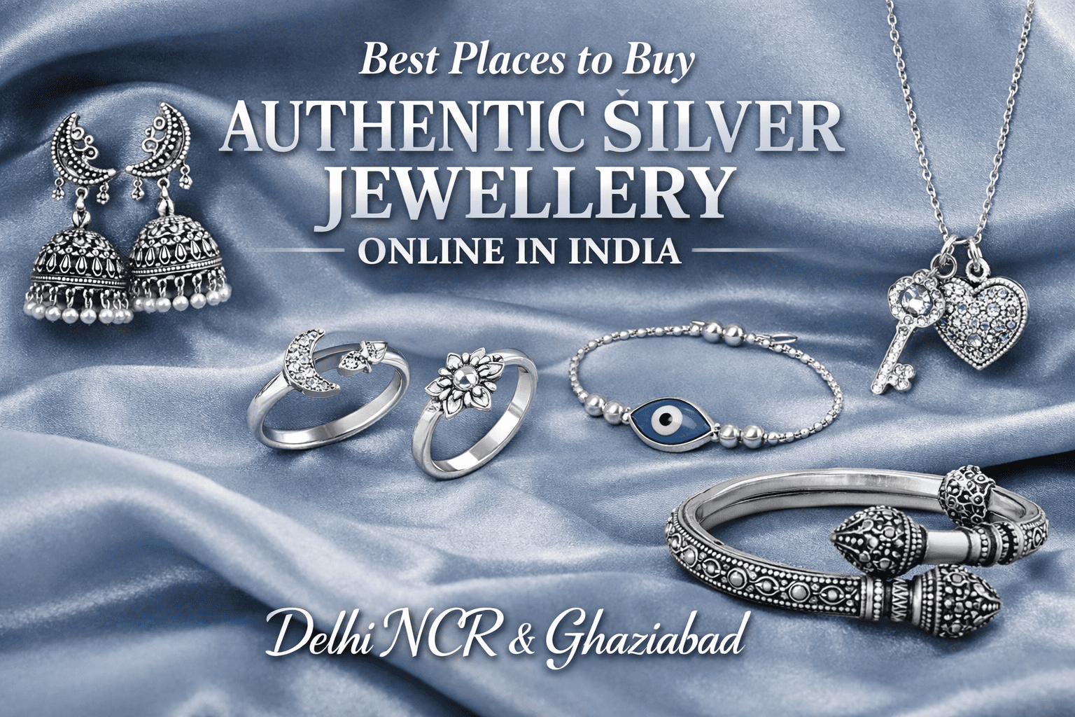 Best Places to Buy Authentic Silver Jewellery Online in India (Delhi NCR & Ghaziabad Guide 2026)